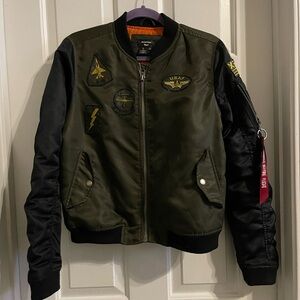 American Bazi Green Bomber Jacket
